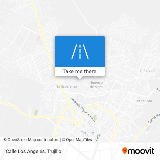 Calle Los Angeles map