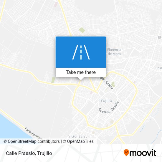 Mapa de Calle Prassio