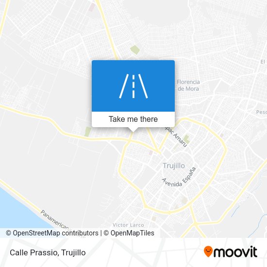 Calle Prassio map