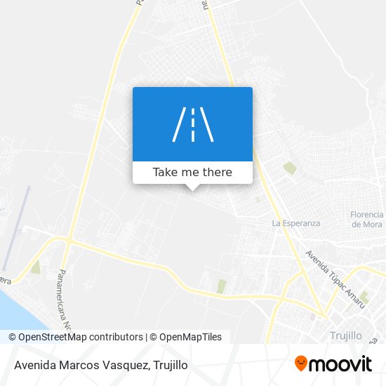 Avenida Marcos Vasquez map