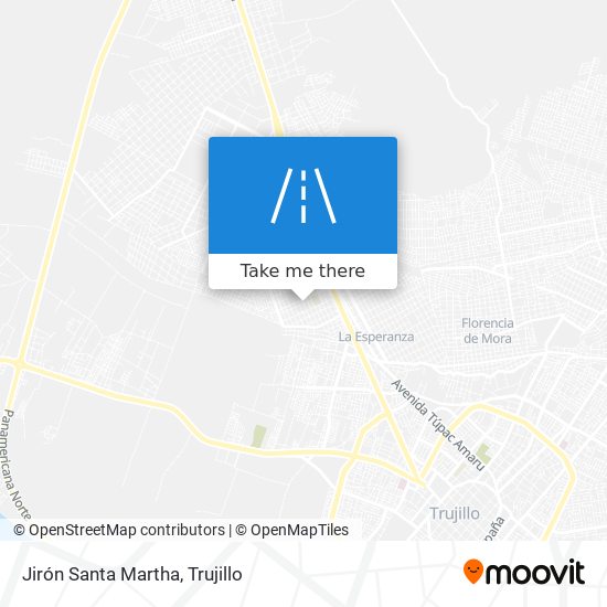 Jirón Santa Martha map