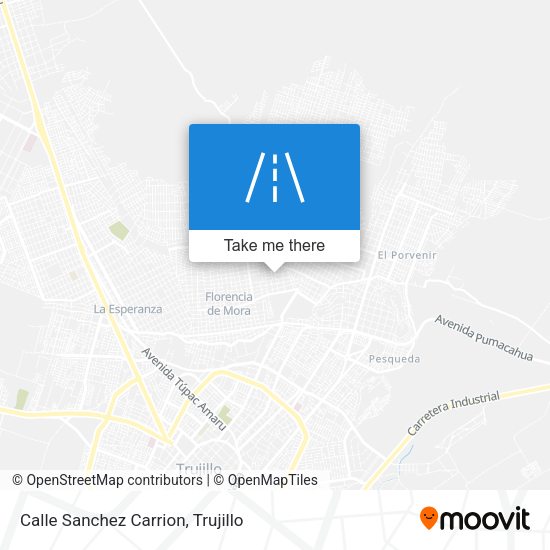 Mapa de Calle Sanchez Carrion