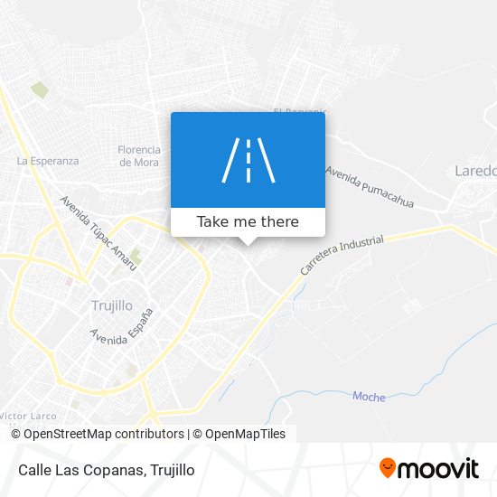 Calle Las Copanas map