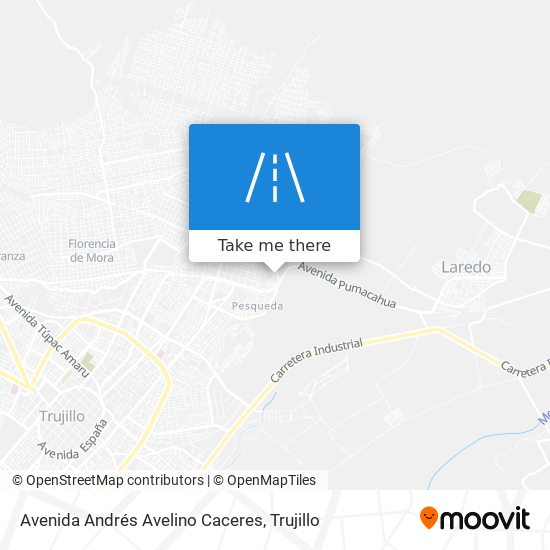 Avenida Andrés Avelino Caceres map