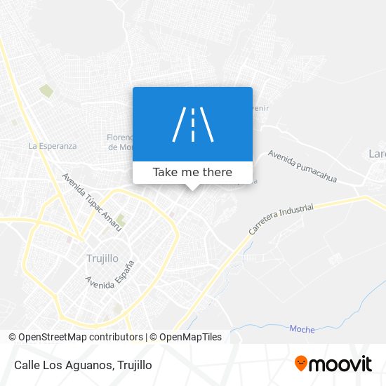 Calle Los Aguanos map