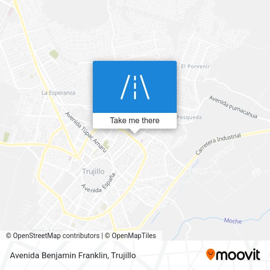 Avenida Benjamin Franklin map