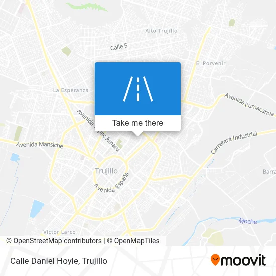 Calle Daniel Hoyle map