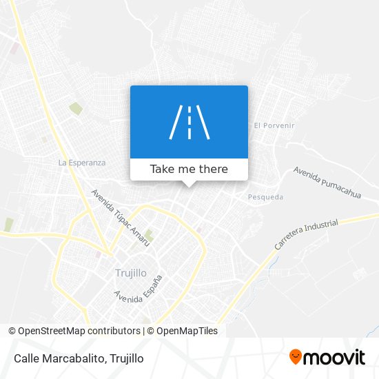 Calle Marcabalito map
