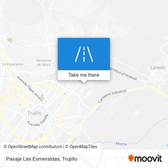 Pasaje Las Esmeraldas map