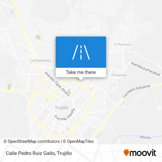 Calle Pedro Ruiz Gallo map