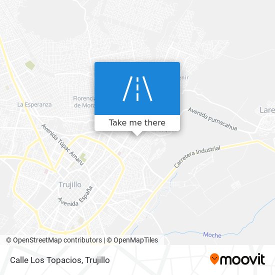 Calle Los Topacios map