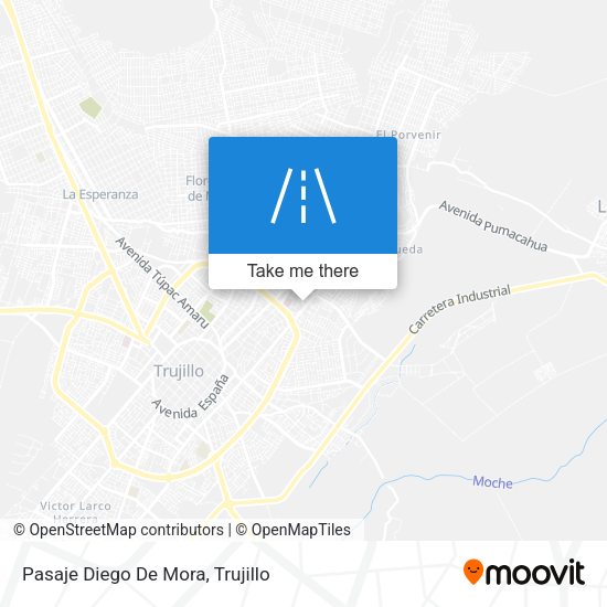 Pasaje Diego De Mora map