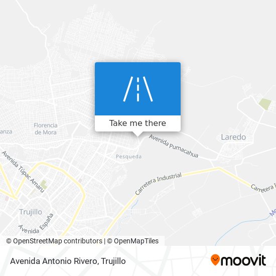 Avenida Antonio Rivero map