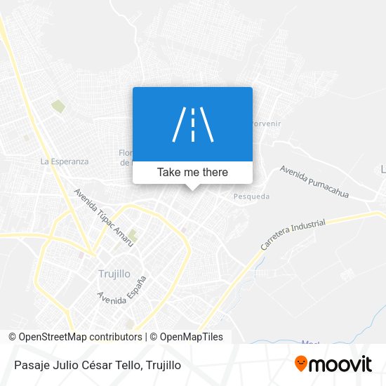 Pasaje Julio César Tello map