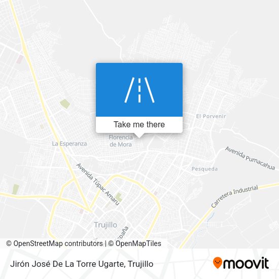 Jirón José De La Torre Ugarte map