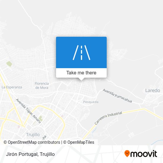 Mapa de Jirón Portugal