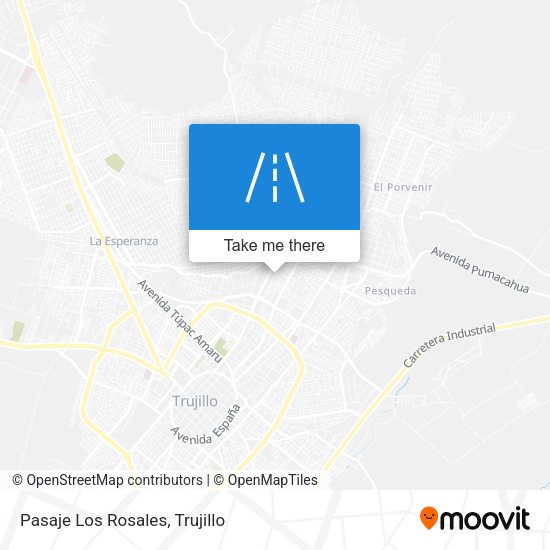 Mapa de Pasaje Los Rosales