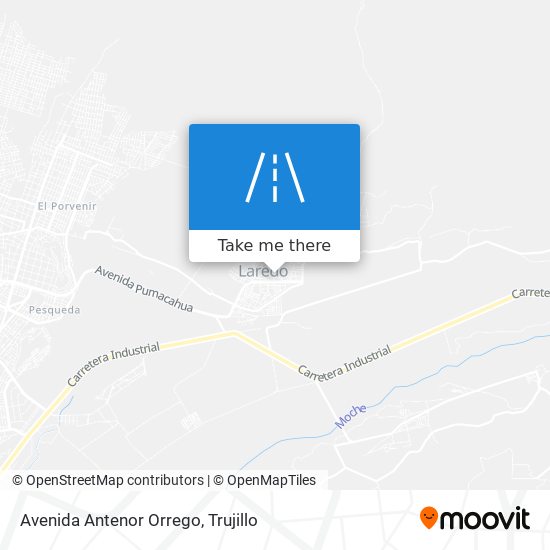 Avenida Antenor Orrego map