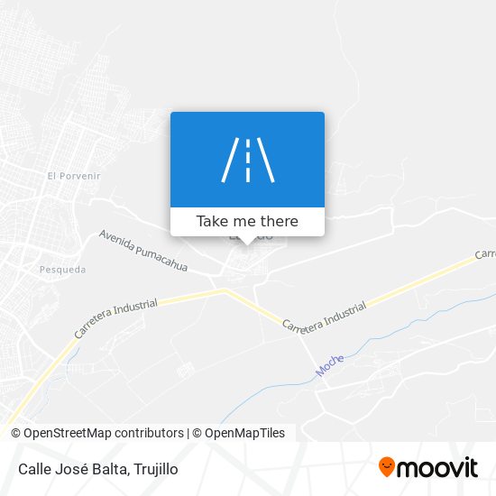 Calle José Balta map