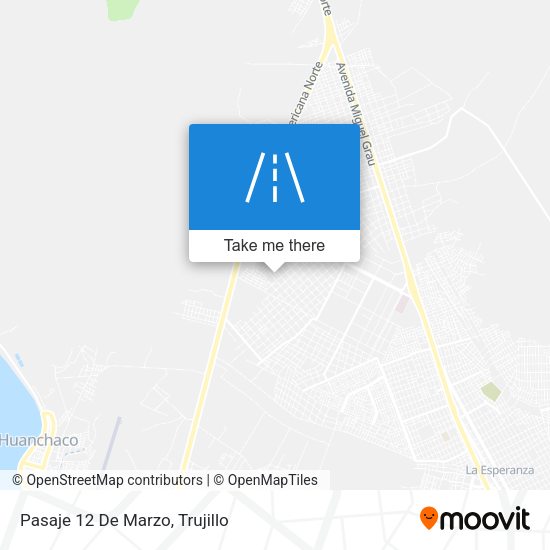Mapa de Pasaje 12 De Marzo