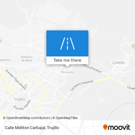 Calle Meliton Carbajal map