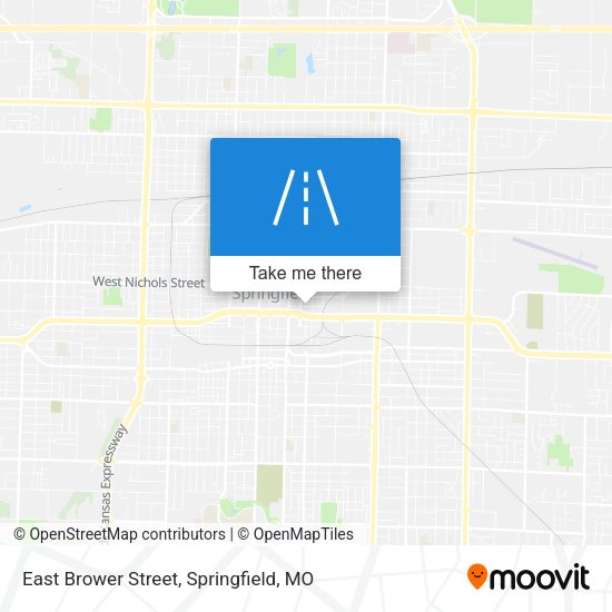 Mapa de East Brower Street