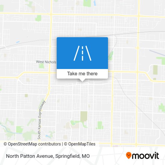 North Patton Avenue map