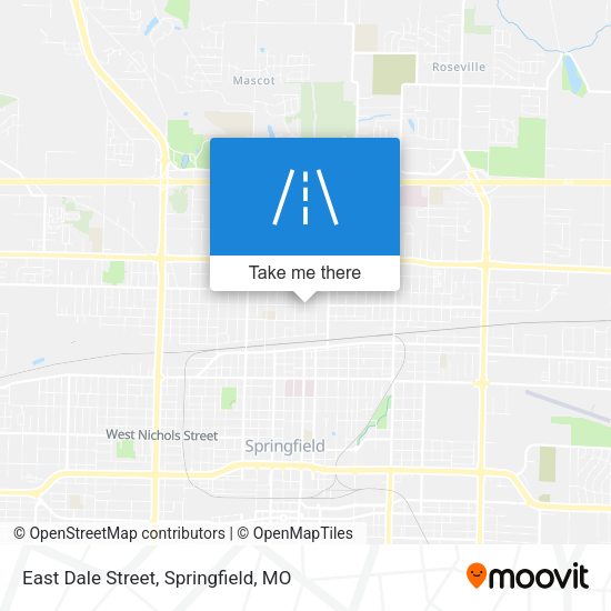 East Dale Street map