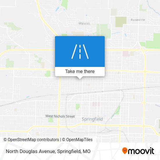 North Douglas Avenue map