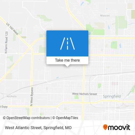 Mapa de West Atlantic Street