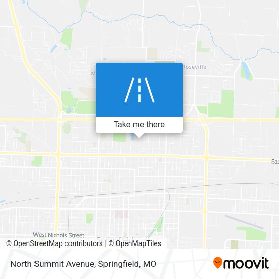 North Summit Avenue map
