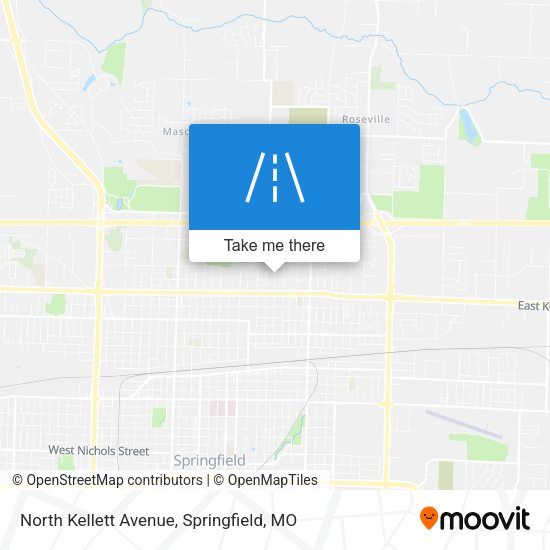 North Kellett Avenue map