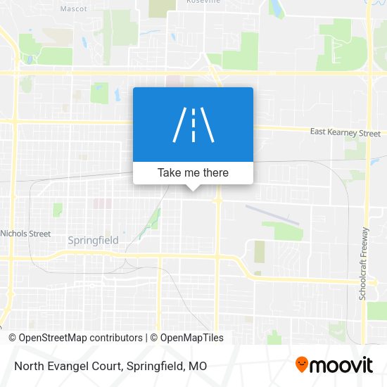 North Evangel Court map