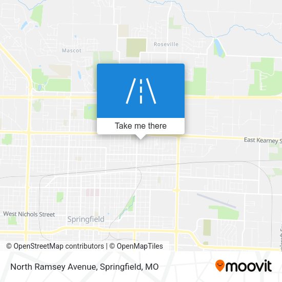 Mapa de North Ramsey Avenue
