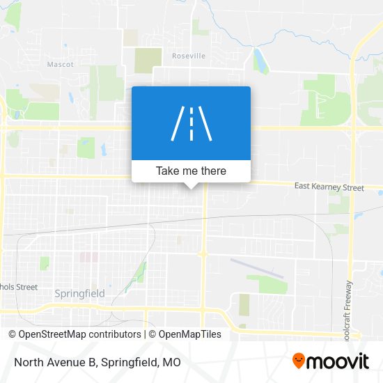 North Avenue B map