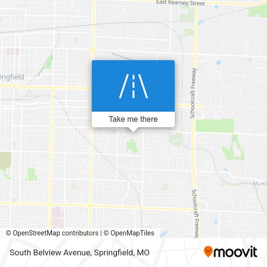 South Belview Avenue map