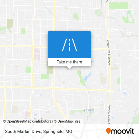 South Marlan Drive map