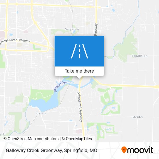 Galloway Creek Greenway map