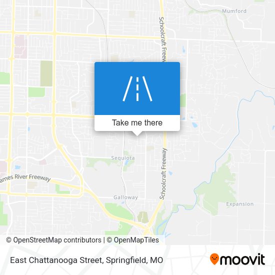 East Chattanooga Street map