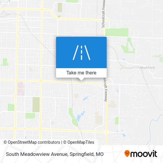 South Meadowview Avenue map