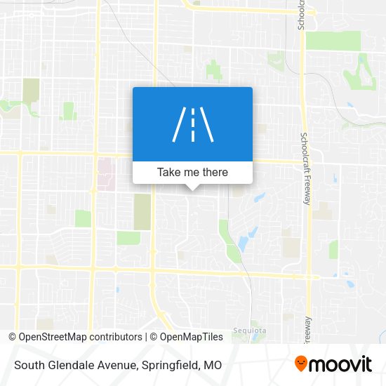 South Glendale Avenue map