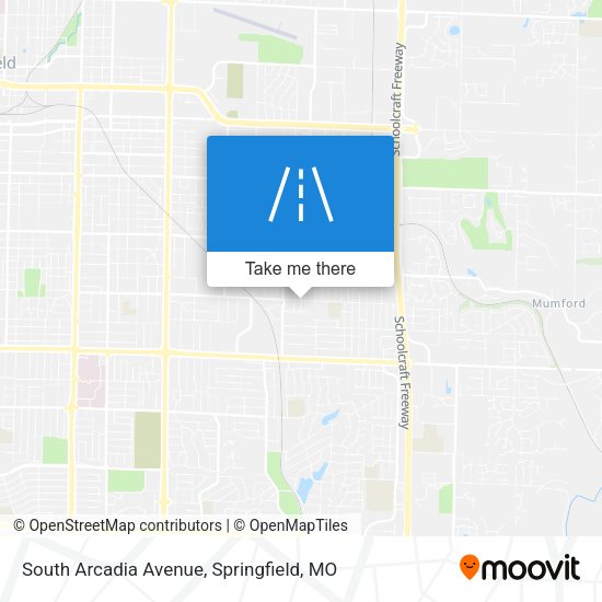 South Arcadia Avenue map