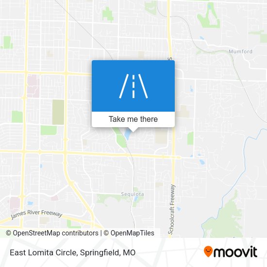 East Lomita Circle map