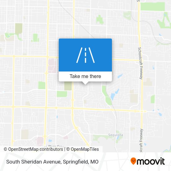 South Sheridan Avenue map