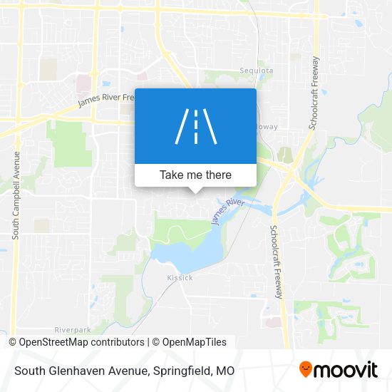 Mapa de South Glenhaven Avenue