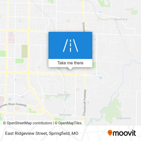 East Ridgeview Street map