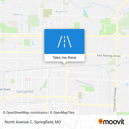 Mapa de North Avenue C