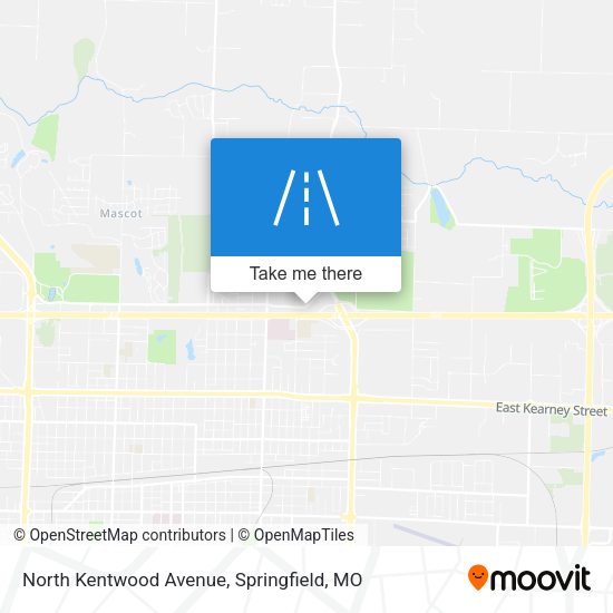 North Kentwood Avenue map