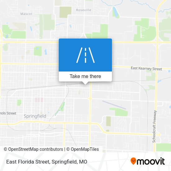 Mapa de East Florida Street
