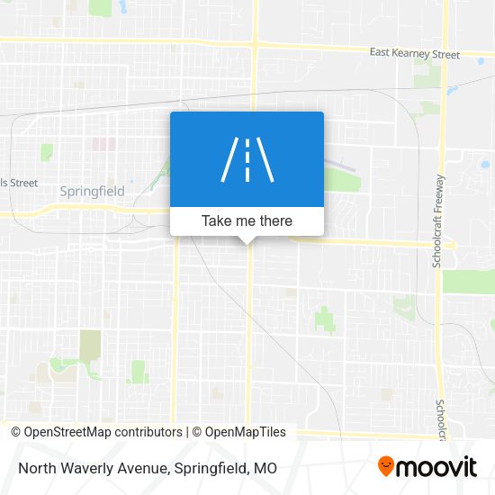 Mapa de North Waverly Avenue